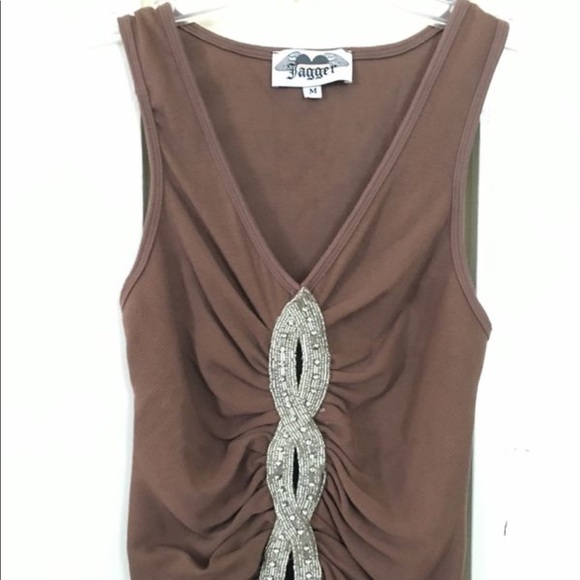 Jagger Beaded Embellished tank top - Picture 2 of 4